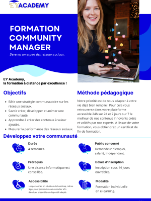 Brochure Community Manager