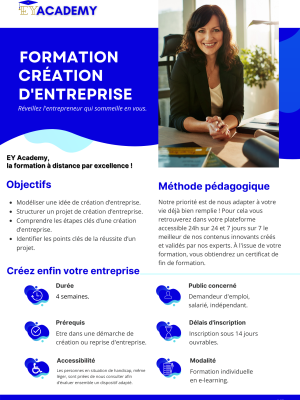 Brochure Création entreprise