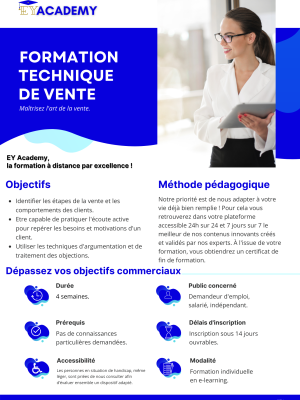 Brochure Technique vente